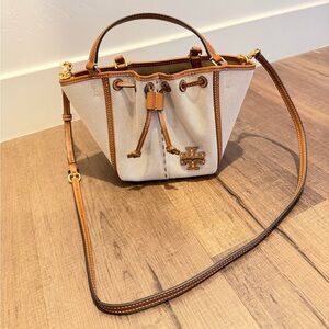 Tory Burch McGraw mini canvas bag